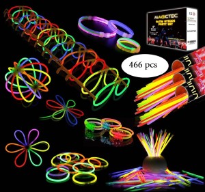 Millegu 230 Glow Sticks Bulk Party Pack 8 Glow In India  Ubuy