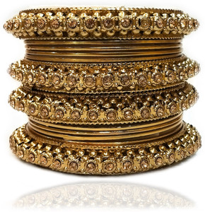 priya kangan Brass Zircon Copper Bangle Set Price in India Buy