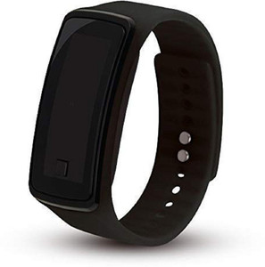Smc black digital hot sale led watch