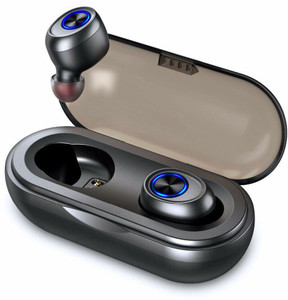 Techobucks TWS Wireless Capsule Earbuds V5.0 BT Earphone Headset