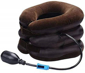 Cervical neck hotsell traction inflatable pillow