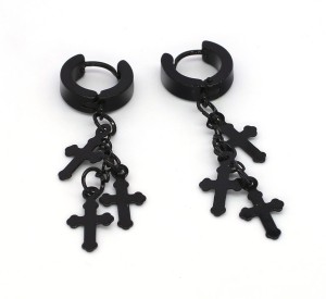 Gothic Cross Earrings  Noa Personalized Jewelry