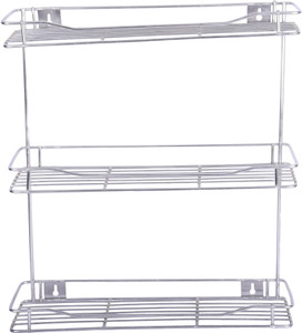 Flipkart SmartBuy Utensil Kitchen Rack Steel 15x6x20 Inch Wall Mount Kitchen Utensils Rack Steel Kitchen Rack Silver Price in India Buy Flipkart SmartBuy Utensil Kitchen Rack Steel 15x6x20 Inch Wall M...