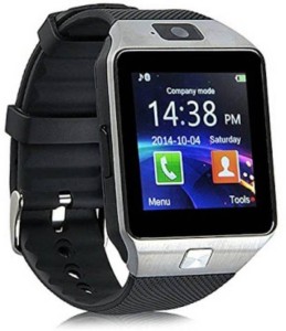 kwitech kwth-dz09-slvr black smartwatch(black strap standard)