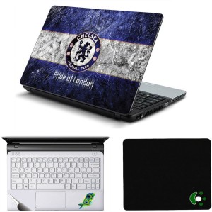 Namo Arts Pride Of London Laptop Accessories Combo - Laptop Skin Sticker, Mouse Pad and Palmrest Skin for 15.6 Inch Laptop - Notebook Combo Set(Multicolor)