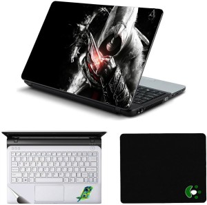 Namo Arts Assassins Creed Laptop Accessories Combo - Laptop Skin Sticker, Mouse Pad and Palmrest Skin for 15.6 Inch Laptop - Notebook Combo Set(Multicolor)