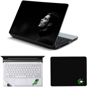 Namo Arts Cristiano Ronaldo Laptop Accessories Combo - Laptop Skin Sticker, Mouse Pad and Palmrest Skin for 15.6 Inch Laptop - Notebook Combo Set(Multicolor)
