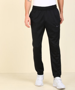 NIKE Self Design Men Black Track Pants Buy NIKE Self Design Men