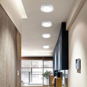 A Mart 8 Watt Round LED Surface Light White Pack 4 Recessed