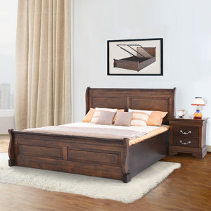 Royal oak solid wood best sale bed