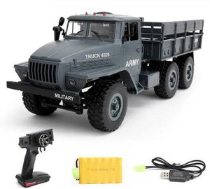 KGINT 1 16 scale rc military truck toy for kids multicolor Grey
