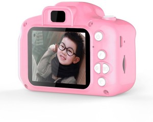 dawnrays kids camera children digital cameras toy 1080p 2.0" hd toddler video recorder shockproof great gifts for kids gifts for 3-10 year old boys girls 18 instant camera(pink)