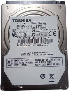Toshiba CORPORATION 320 GB Laptop Internal Hard Disk Drive (MK3276GSX)