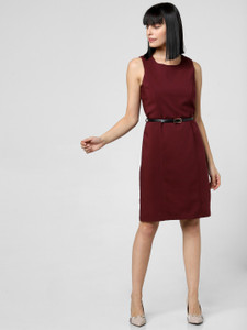 Vero moda maroon darf dress