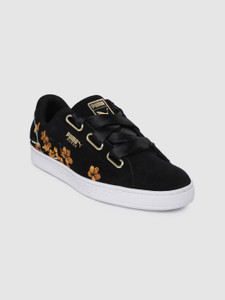 Puma basket sale heart floral