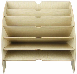 Wooden file hot sale rack for office