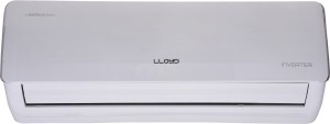 Lloyd 1.5 Ton 3 Star Split Inverter AC  - White(LS18I36FH_MPS, Copper Condenser)