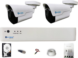 HI FOCUS 4 Channel 1080 Video Recorder with 2.4MP 1080P Outdoor