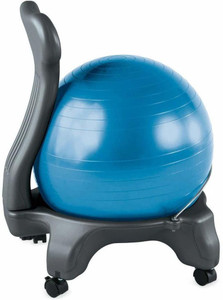 IRIS Balance Ball Chair with backrest for Home and Office Medicine