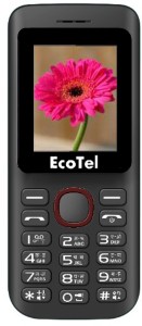 EcoTel E13(Black, Red)
