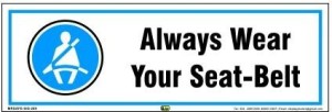 Always Wear Your Seat Belt Signs