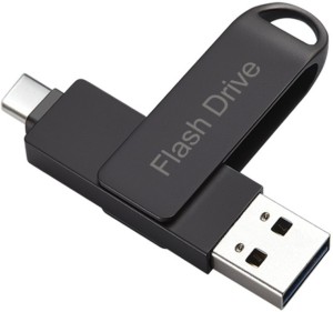 Vinayakart Type C 32 GB USB Flash Drive Black Color 32 GB Pen Drive(Black)
