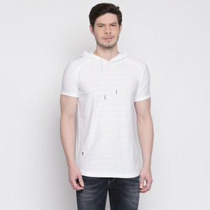 Mufti white cheap hooded shirt