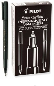 keepsmiling izone 3 -Piece White Gel Pen Set, 0.8mm Line Drawing