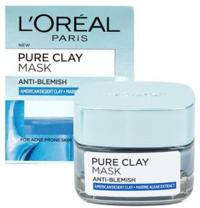 L'Oréal Pure Clay Mask Anti Blemish 50g - Price in India, Buy L'Oréal Paris Pure Clay Mask Anti Blemish 50g Online In India, Reviews, Ratings & Features | Flipkart.com
