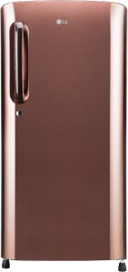 LG 190 L Direct Cool Single Door 4 Star (2020) Refrigerator(Amber Steel, GL-B201AASY)