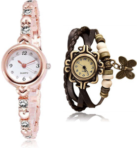 NEUTRON combo watch Analog Watch For Girls Buy NEUTRON combo watch Analog Watch For Girls Classical Quartz Stone And Butterfly Combo Watch For Girls And Women G456 G61 Online