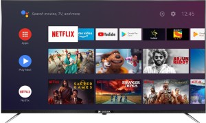 Kodak 164cm (65 inch) Ultra HD (4K) LED Smart Android TV  with 5000 Plus Apps and Games(65CA0101)