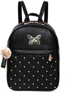 ShopyVid Women s College 15 L Backpack Black Price in India Flipkart