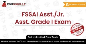 EduGorilla FSSAI Asst./Jr. Asst. Grade I Exam(Online Test Series)