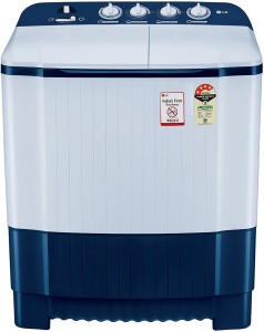 LG 6.5 kg 4 Star Semi Automatic Top Load White, Blue(P6510NBAY)