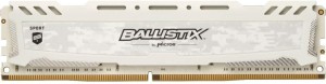 Crucial Ballistix Sport DDR4 8 GB (Single Channel) PC SDRAM (BLS8G4D30AESCK)(White, Gold)