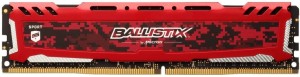 Crucial Ballistix Sport DDR4 8 GB (Single Channel) PC SDRAM (BLS8G4D30AESEK)(Red, Gold, Black)