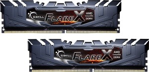 G.Skill Flare X DDR4 16 GB (Dual Channel) PC (F4-3200C16D-16GFX)