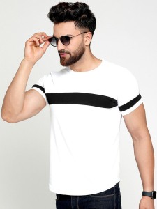 AARMY FIT Self Design Men Round Neck Multicolor T-Shirt