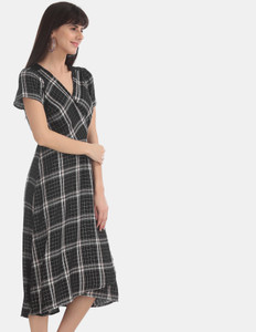 Gap black wrap dress store