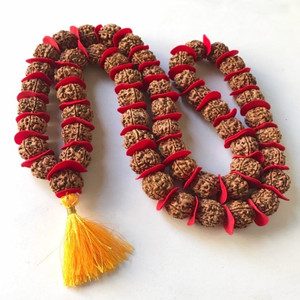 tanishq beads Tanishq 5 Mukhi Rudraksha Mala 54 1 Beads 5