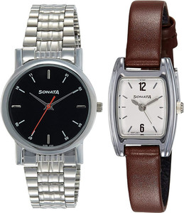 SONATA Analog Watch For Men Women Buy SONATA Analog Watch For Men Women 7987SM04 8103SL04 Online at Best Prices in India Flipkart
