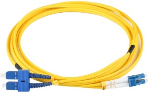PROJEXON PSM-LCSC-D225 25 m Fiber Optical Cable(Compatible with FTTH, Switches, SDH, Routers, Yellow)
