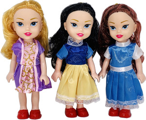 Arock Cute Tiny Small Pocket Size Set of 3 Doll Set For Girls With