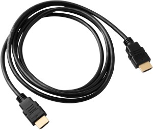 MULTILAND SALES ™XVI - NGF - 864 - HDMI Cable, Supports 1080p, UHD, FHD, 3D, Ethernet, Audio Return Channel 1.5 m HDMI Cable(Compatible with 1 Data Cable, Raven Black, One Cable)
