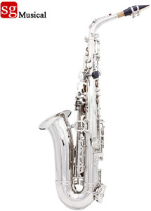 SG MUSICAL SGM SB06 Standard Tenor Saxophone Silver Alto Saxophone