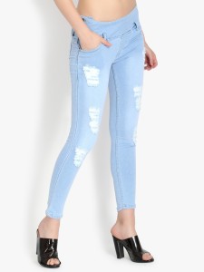 PERFECT FASHION Skinny Women Light Blue Jeans - Buy PERFECT FASHION Skinny  Women Light Blue Jeans Online at Best Prices in India