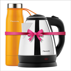 Butterfly Electric Kettle 1.8L Black 500 ml Vacuum Flask Price in