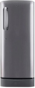 LG 235 L Direct Cool Single Door 5 Star (2020) Refrigerator with Base Drawer(Shiny Steel, GL-D241APZZ)