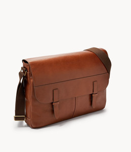 Fossil mens satchel sales
